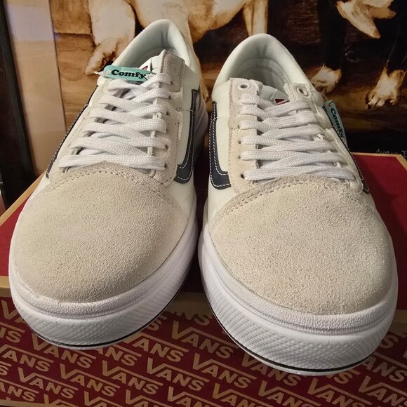 Vans Old Skool Overt CC Shoes White VN0A7Q5EWHT Skateboarding Men's US Sz 12 NEW - Picture 5 of 10